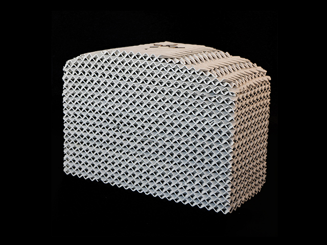 陶瓷波紋填料用于脫硫塔